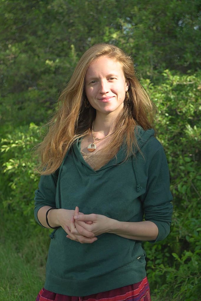 Portrait von mir in der Natur